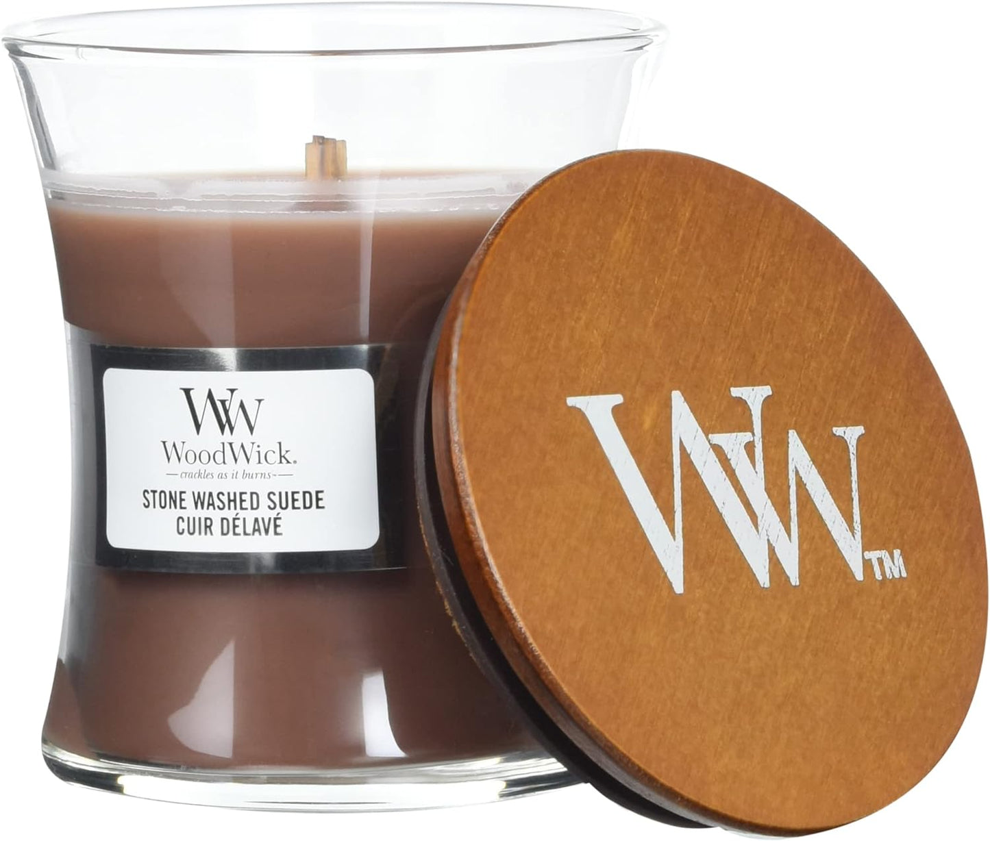 WoodWick Scented Candles Gift Set, Woody Mini Hourglass Scented Candles with Crackling Wicks, Gift Box, 3 Count, One Size