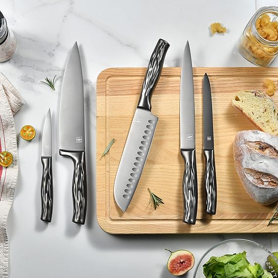 EUNA 5 Piece Knife Set | Stainless Steel Japanese Craft | Gift Box