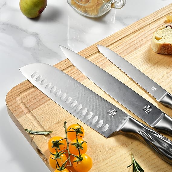 EUNA 5 Piece Knife Set | Stainless Steel Japanese Craft | Gift Box