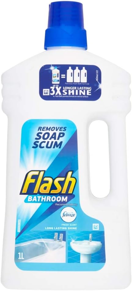 Flash Liquid Bathroom Cleaner, 1L