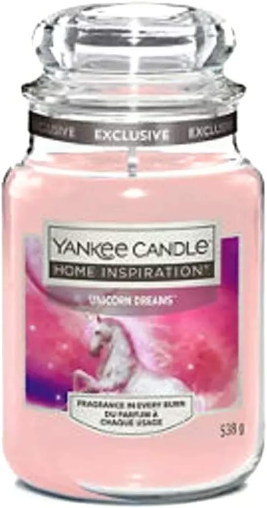 Yankee Candle unicorn dreams large jar - pink