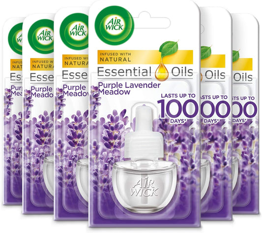 Air Wick |Relaxing Lavender |Essential Mist Refill|20ml | Pack of 6| Lasts up to 270 days