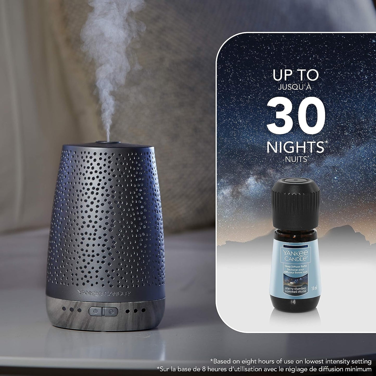 Yankee Candle Sleep Diffuser Refill | Starry Slumber Electric Fragrance Diffuser Refill | Up to 30 Nights of Fragrance