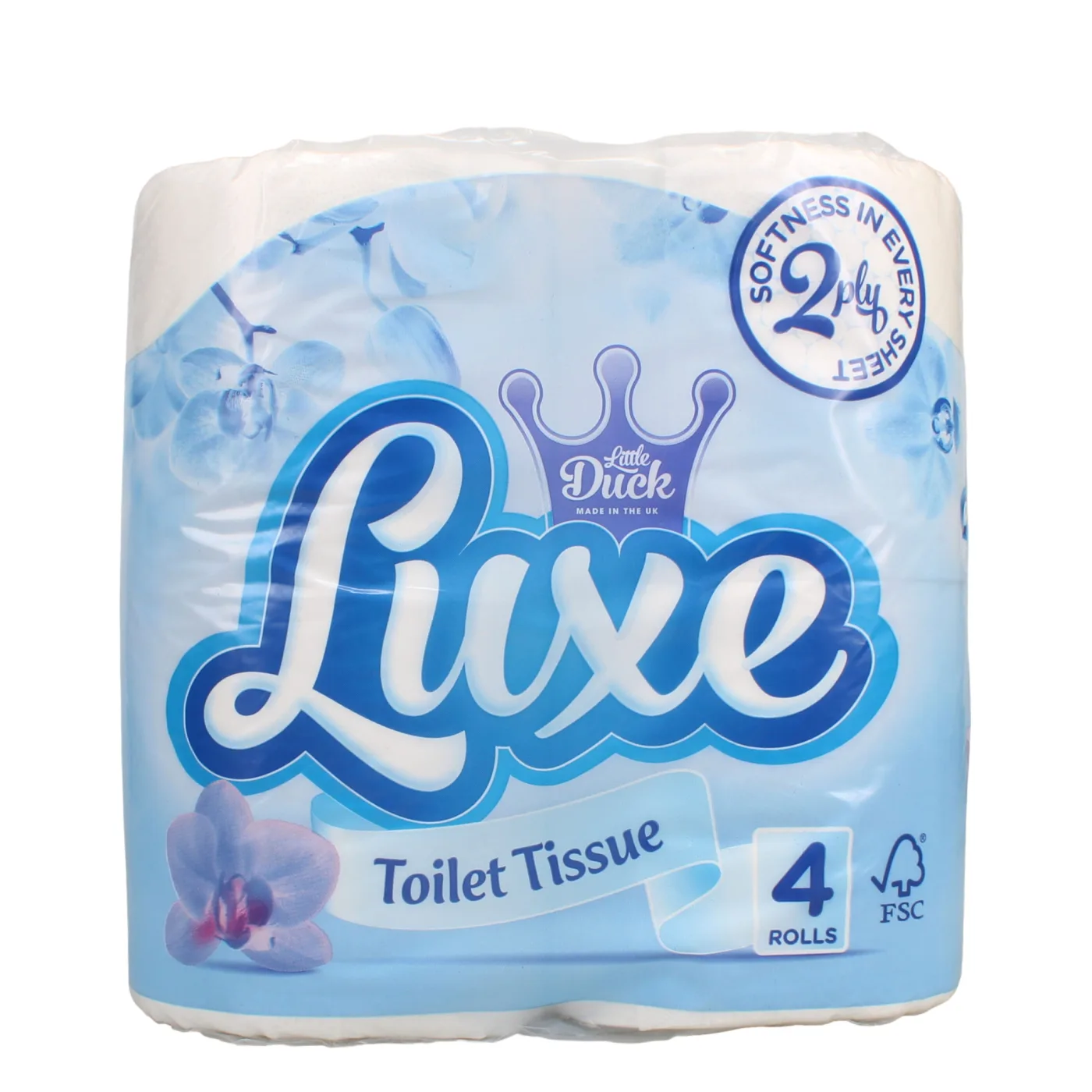 LUXE 4 Pack Toilet Roll (2Ply)